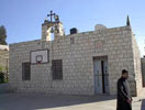 Front of Church with Abouna